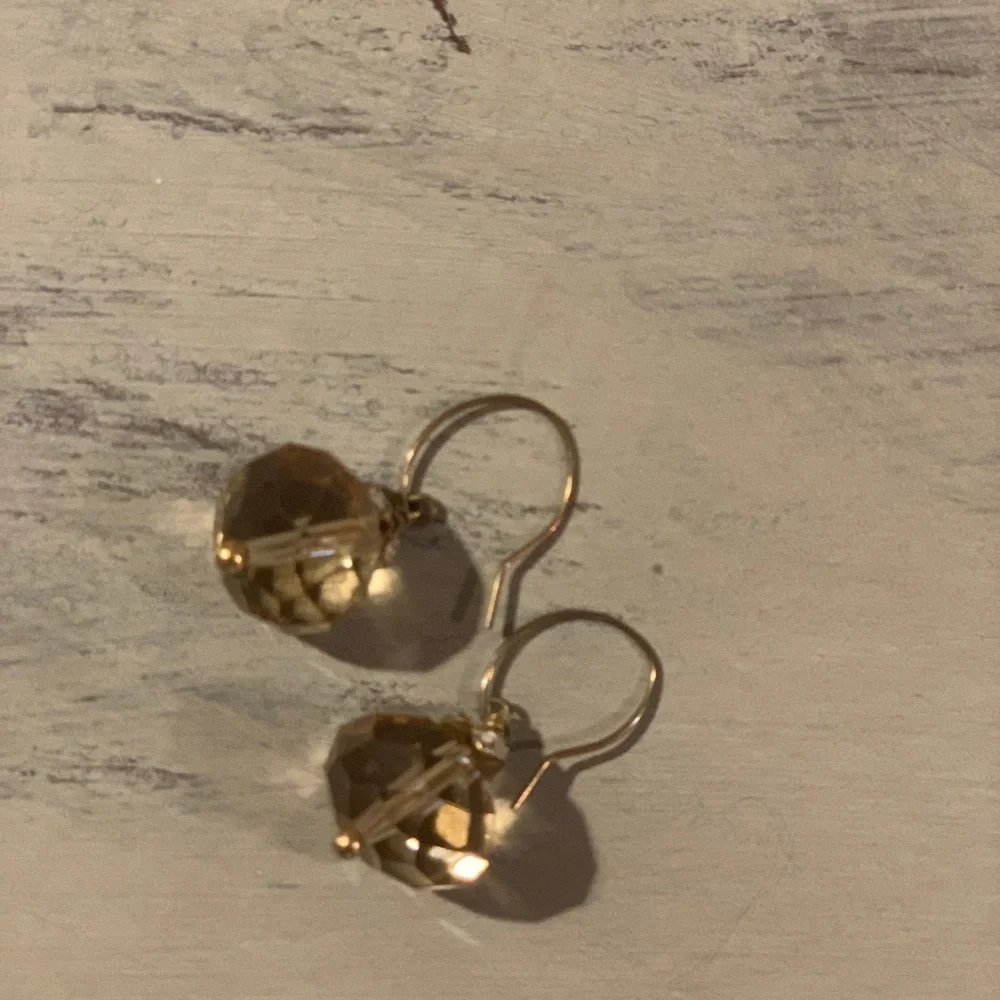Stella & Dot Champaign Ball Drop Earrings​​​​​​​​